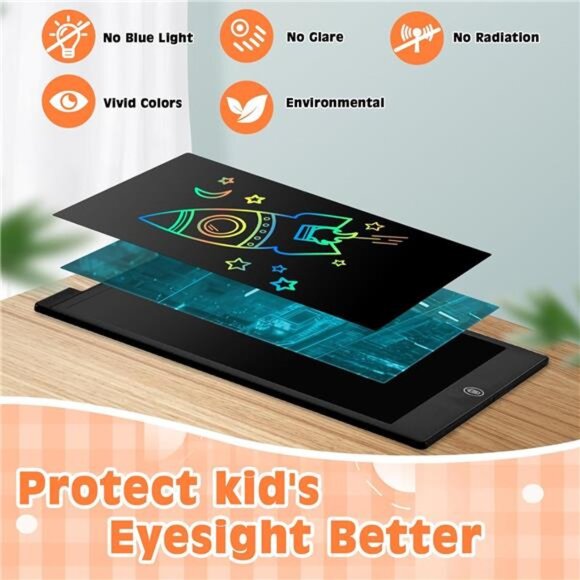 LCD Writing Tablet,12Inch Kids Toys DoodleBoard,Toddler Toys for 3 4 5 6 7 8Year - Picture 4 of 8